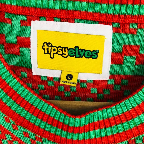 NWT Men's Beer Bottle Opener Ugly Christmas Sweater Size Large - Picture 7 of 9